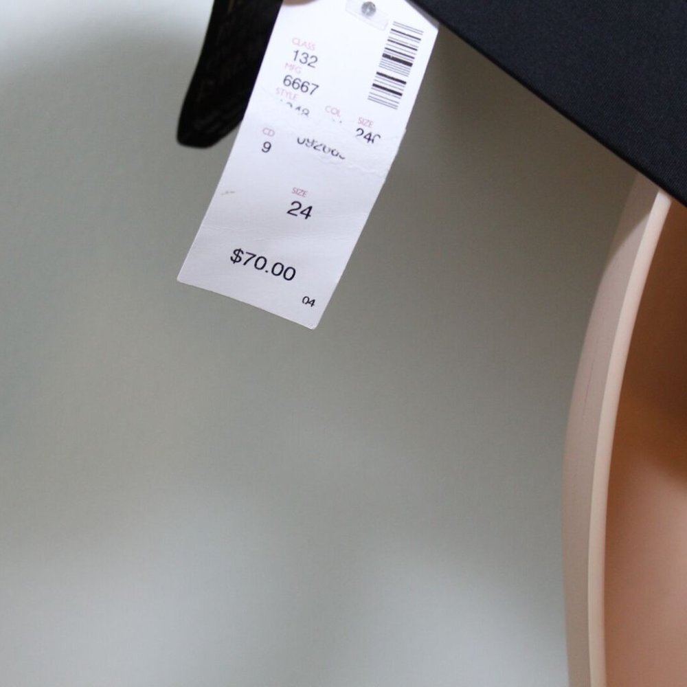 NWT Swim By Avenue Halter Bikini Top Twisted Black Plus Size 24W H13572 Top Only - Picture 5 of 7